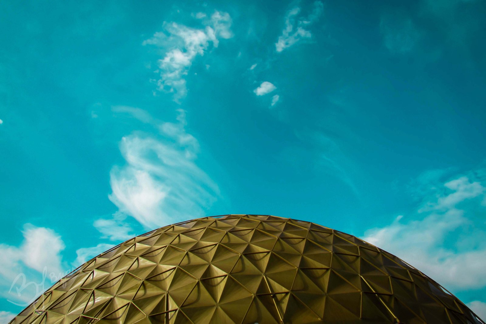 a golden dome in OKC